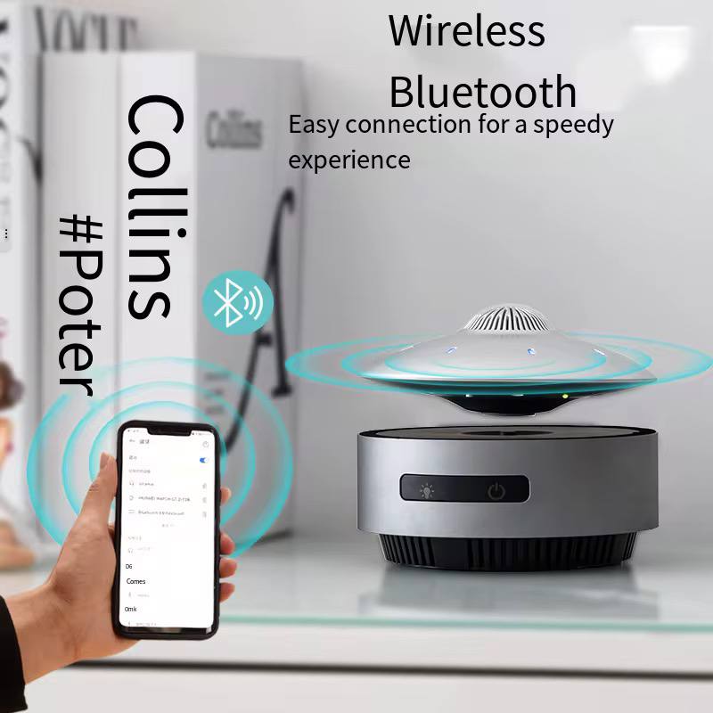 Haut-parleur Portable UFO avec Effet de Lévitation – Design Futuriste & Son 3D – Image 4